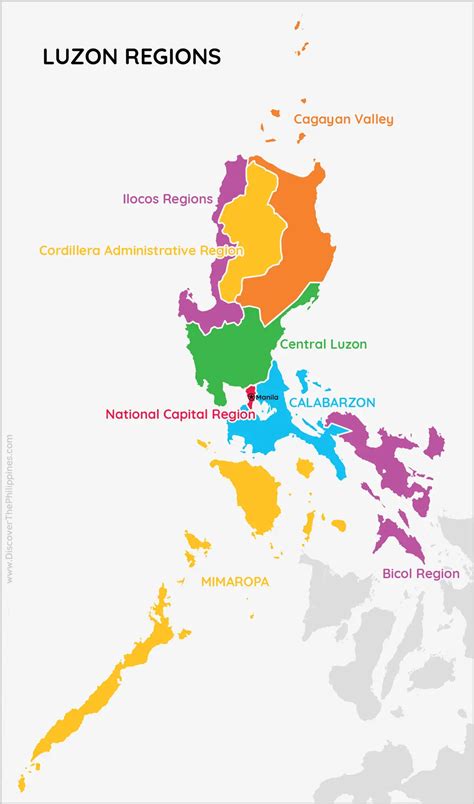Luzon (Philippines): Regions & Major Places .
